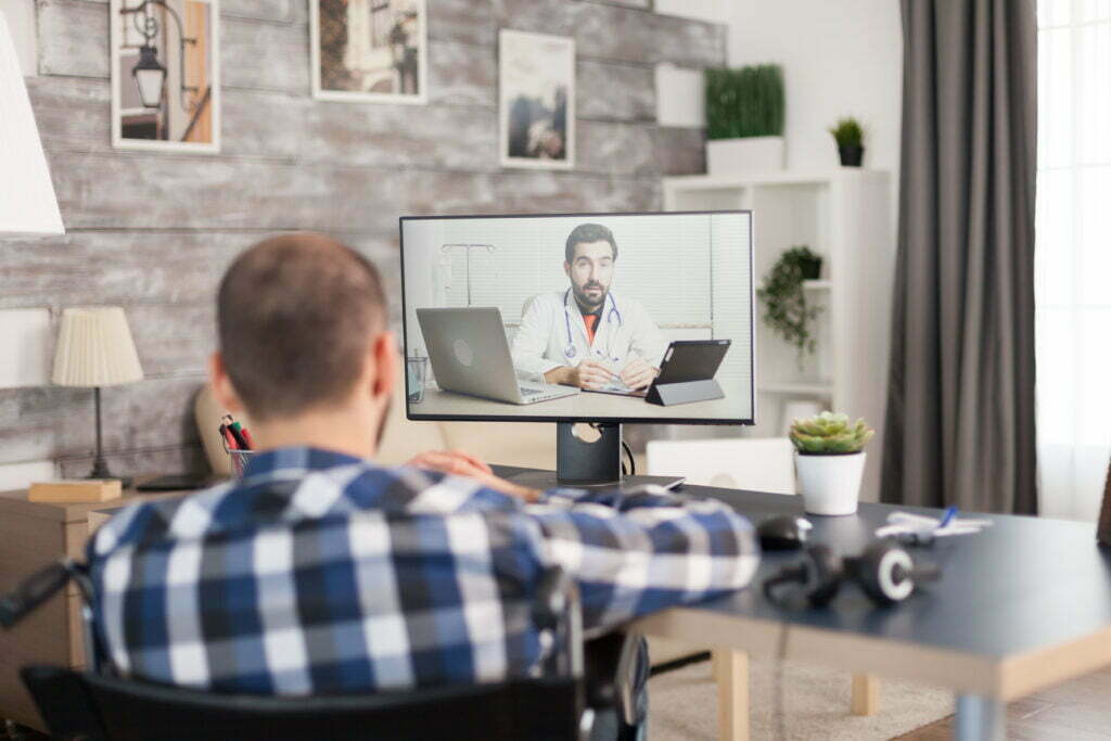 video call with doctor