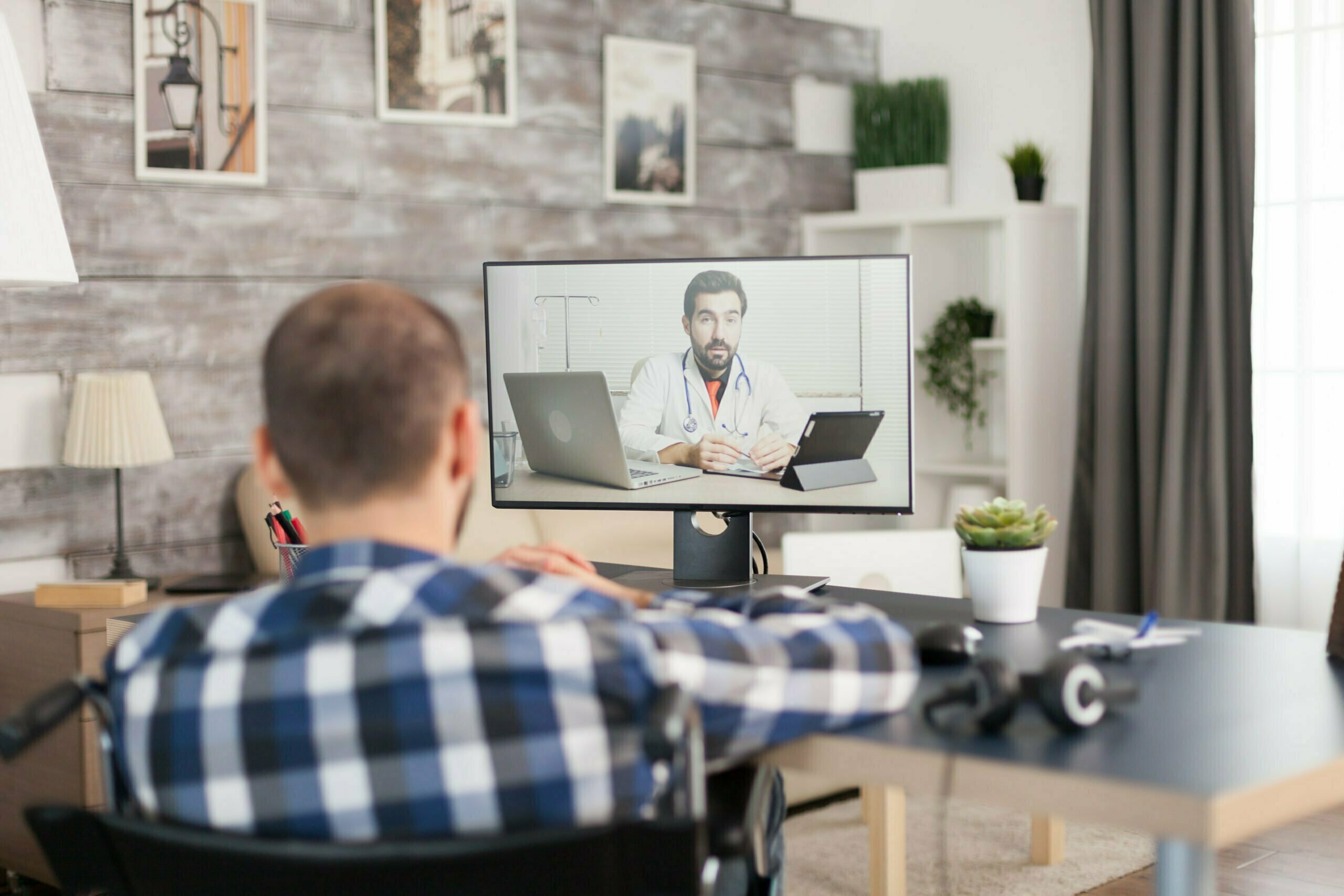 video call with doctor