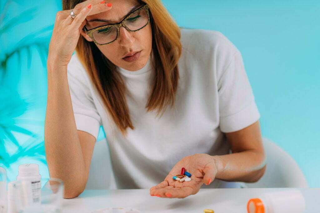 woman adhering to medications