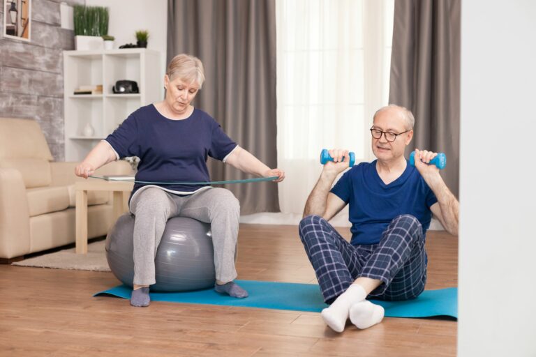 elderly couples exercising safely elderly couples exercising safely