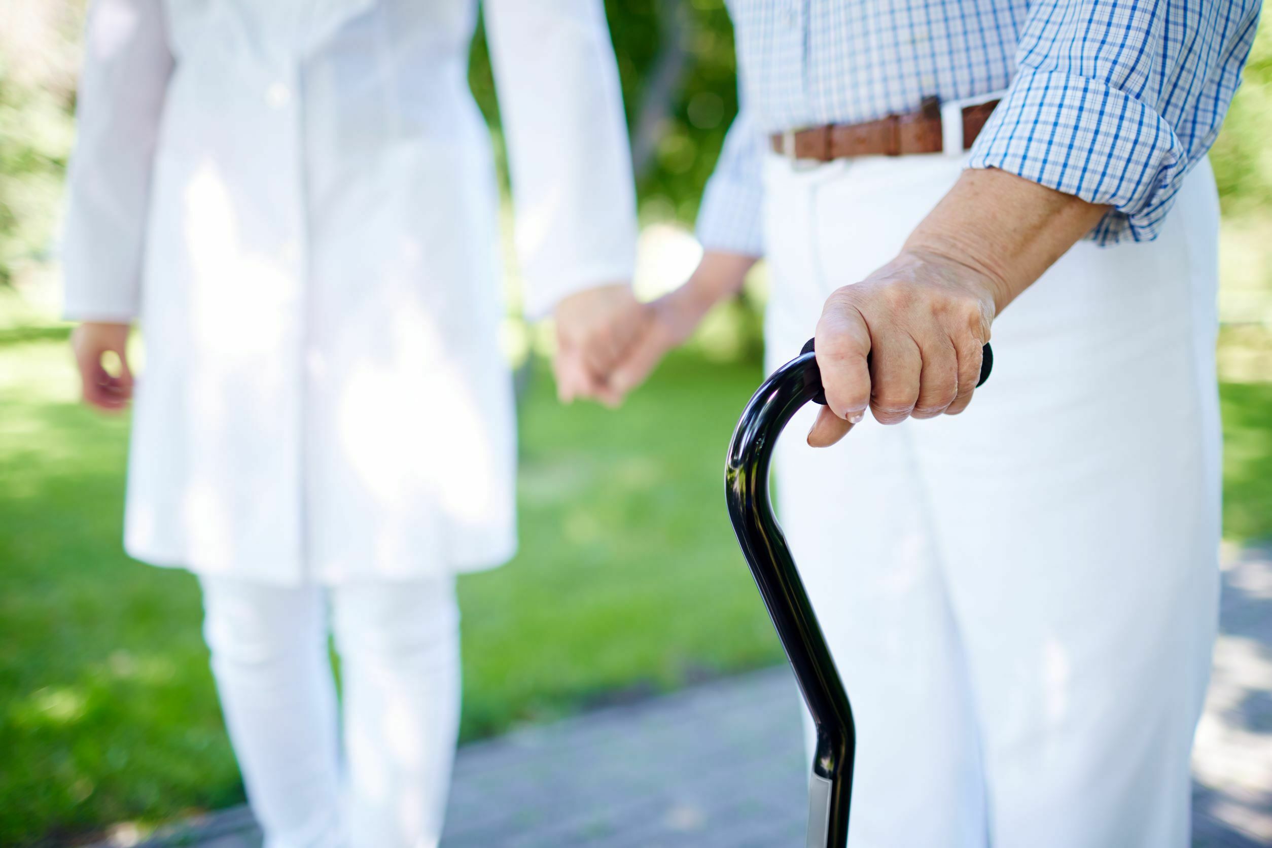 walking with cane to keep patient safe from fall and injuries walking with cane to keep patient safe from fall and injuries