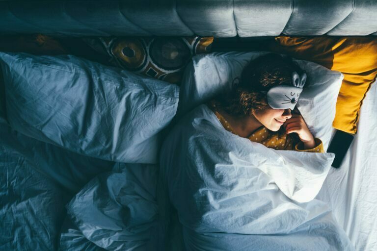 woman sleeping with eye mask woman sleeping with eye mask