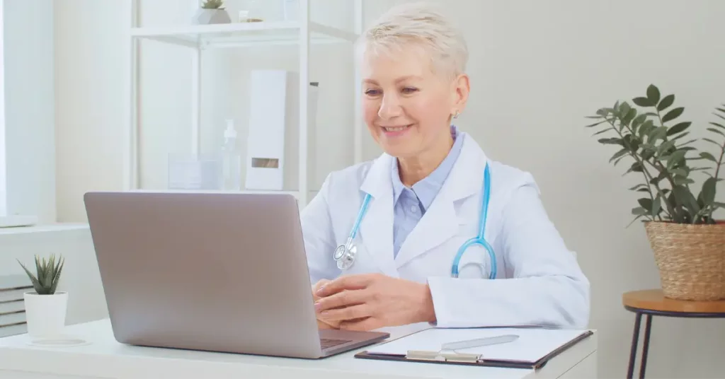 doctor maximizing benefits of patient remote monitoring