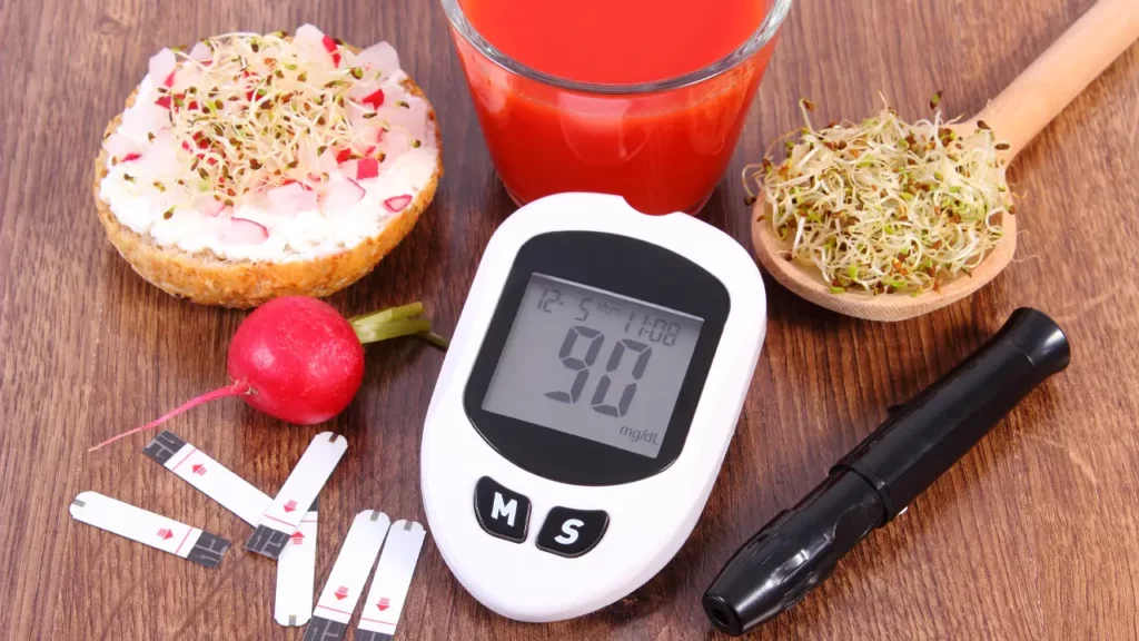 glucometer with foods that lower blood sugar