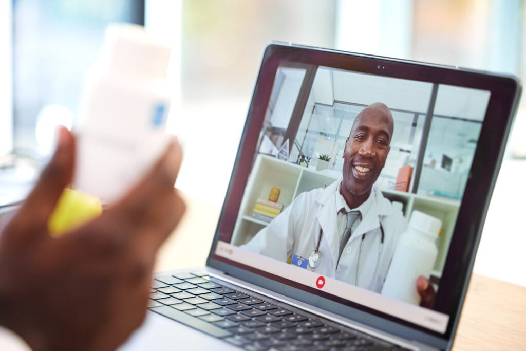 Telehealth services, a medical consultation via online