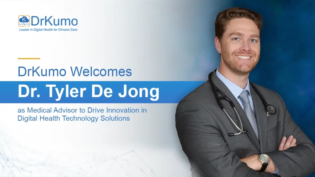 Drkumo Welcomes Dr. Tyler De Jong